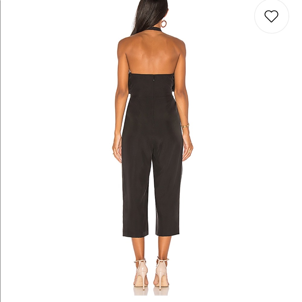 BCBG Generation Halter Ruffle Jumpsuit - Picture 3 of 5